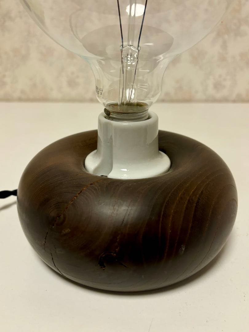 木製 ランプ record 齋藤勝弘 オブジェクトランプ