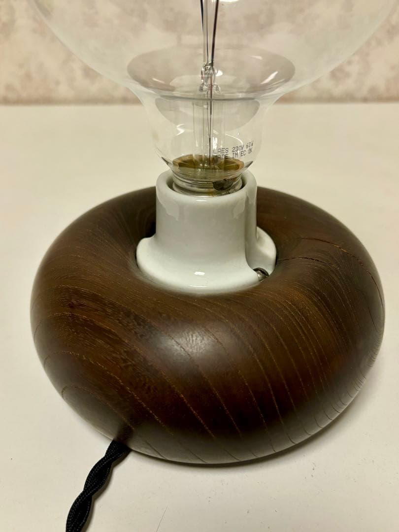 木製 ランプ record 齋藤勝弘 オブジェクトランプ