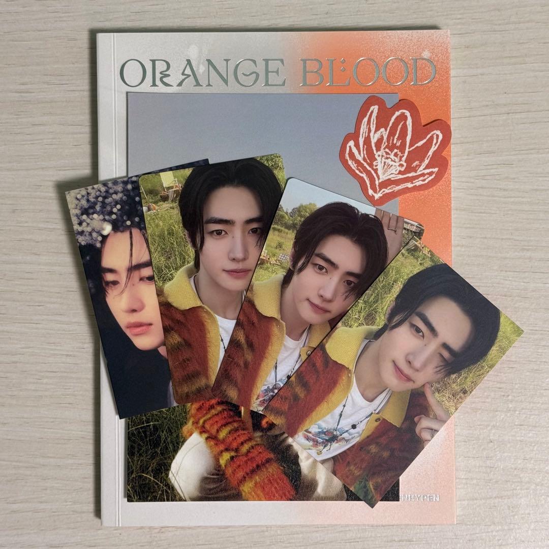 ENHYPEN ソンフン ORANGE BLOOD トレカ フォトカード付き - メルカリ