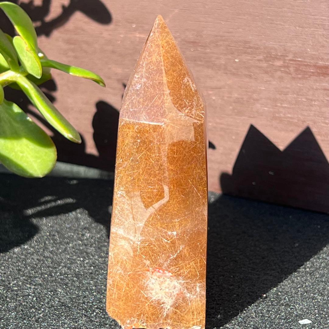 【専用】ルチルクォーツ ダブルポイント 水晶 針水晶 六角柱 天然石