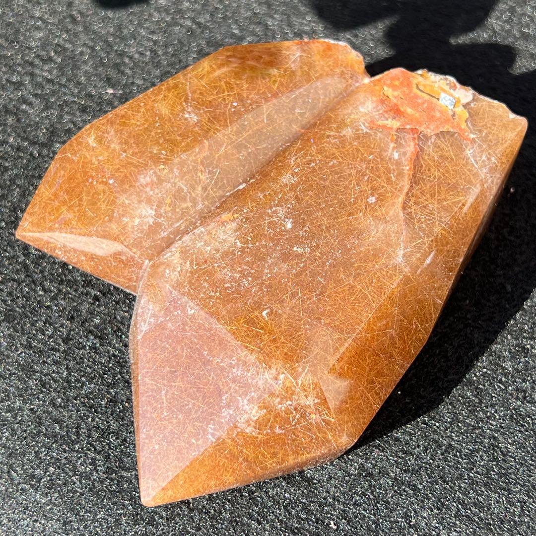 【専用】ルチルクォーツ ダブルポイント 水晶 針水晶 六角柱 天然石