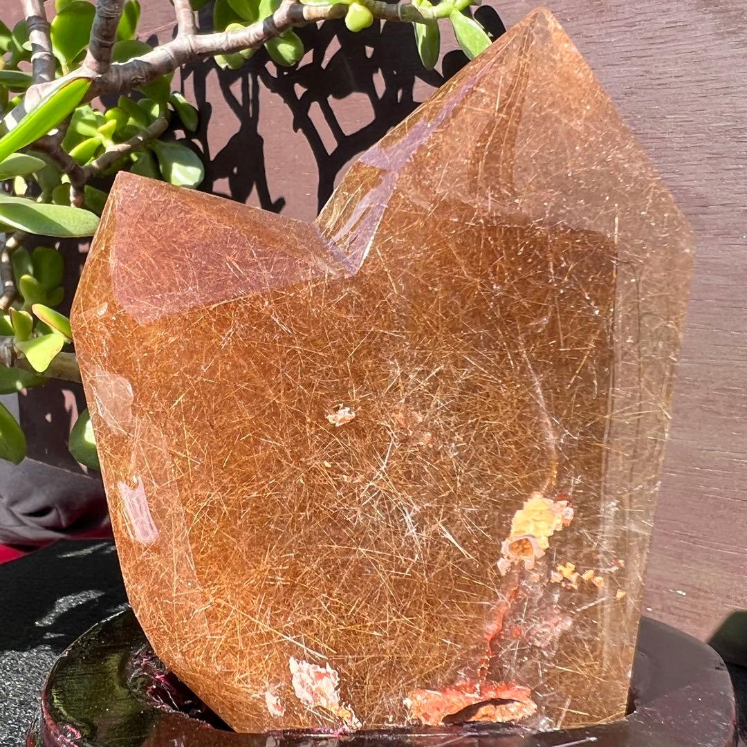 【専用】ルチルクォーツ ダブルポイント 水晶 針水晶 六角柱 天然石