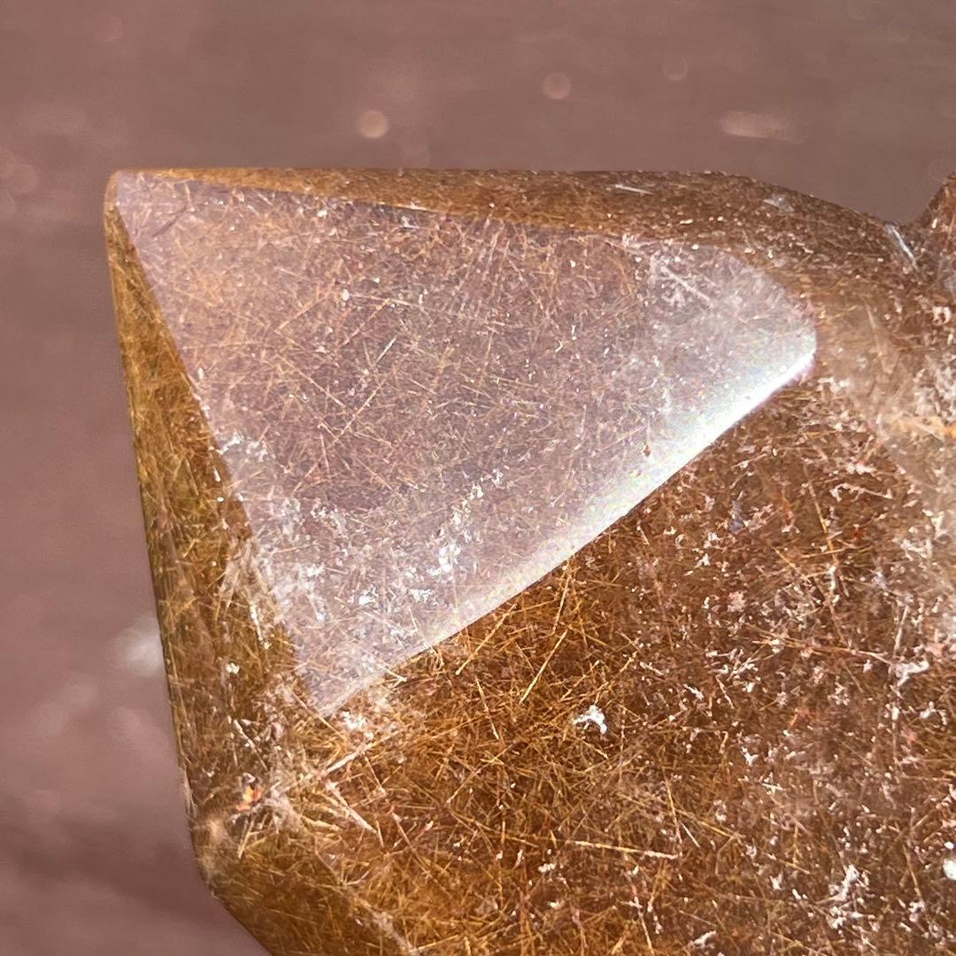 【専用】ルチルクォーツ ダブルポイント 水晶 針水晶 六角柱 天然石