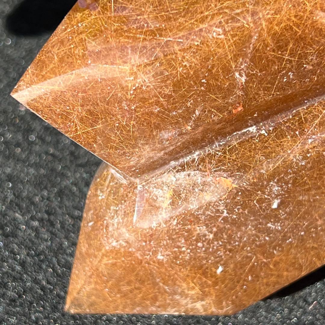 【専用】ルチルクォーツ ダブルポイント 水晶 針水晶 六角柱 天然石