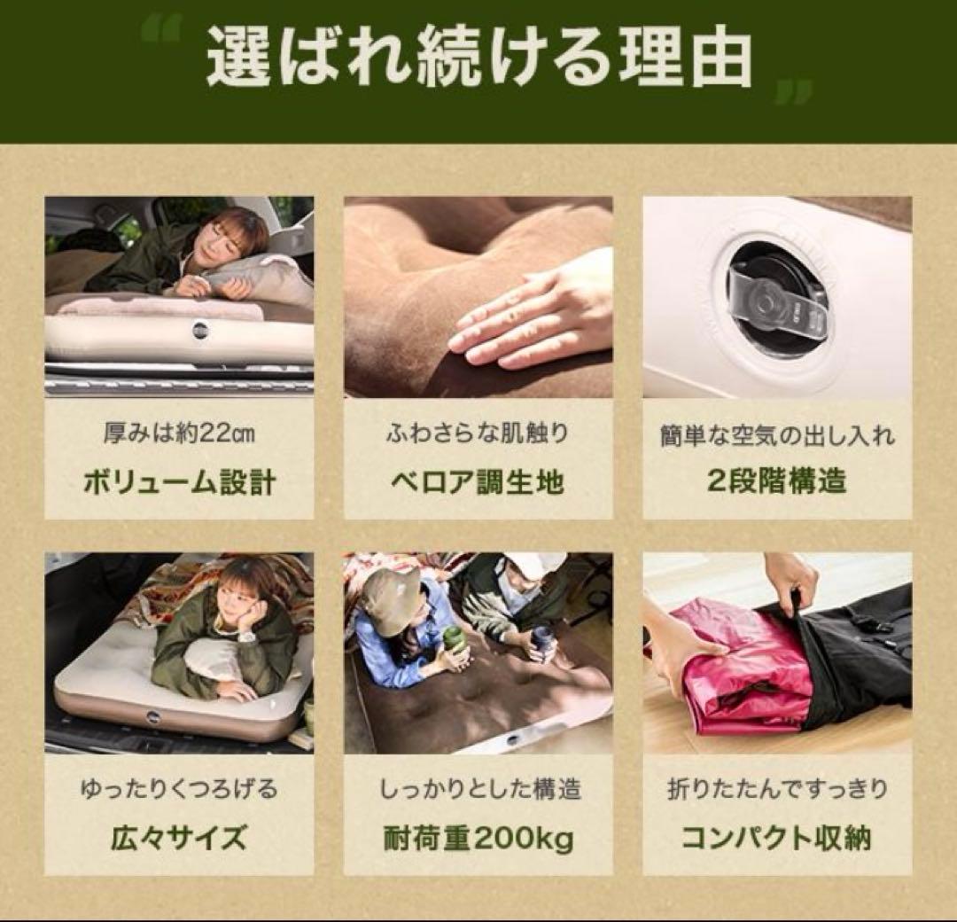 エアマットシングル×2個 電動ポンプ付き