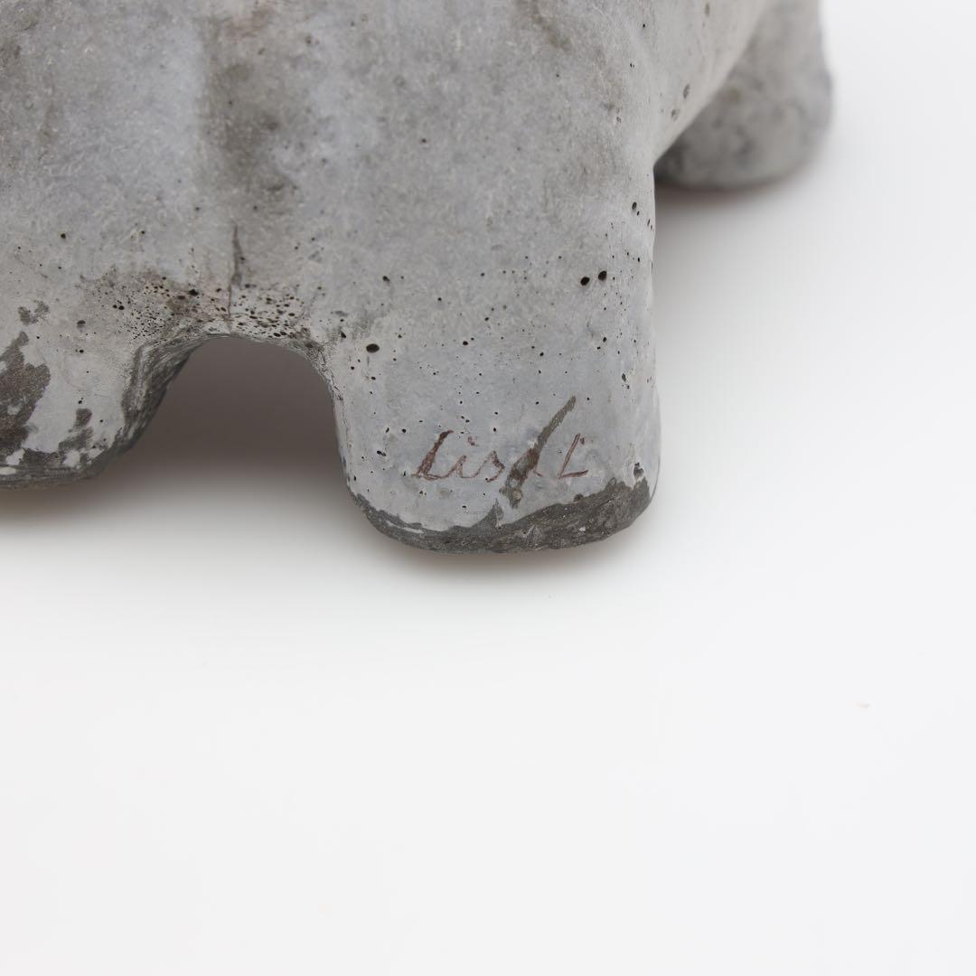 レア作品　リサラーソン コンクリート製　ブルドッグ