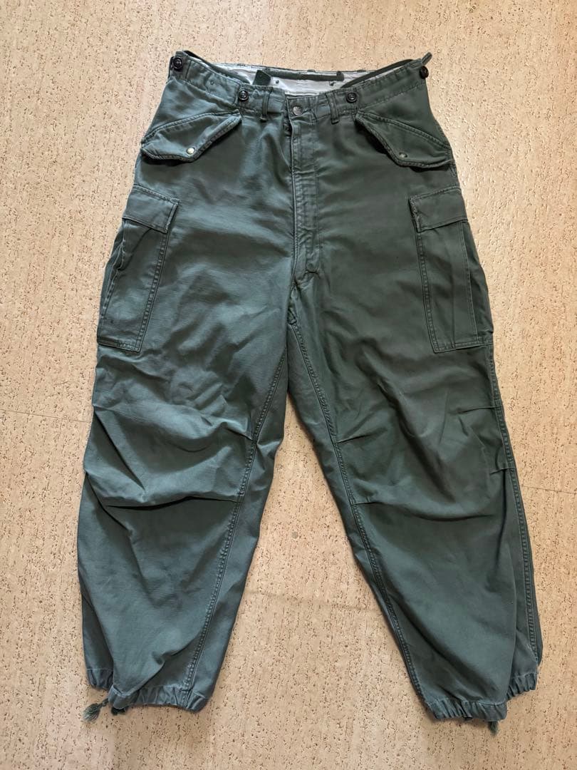 50's U.S.ARMY M-51 剥き出しスナップボタン フィールドパンツ - メルカリ