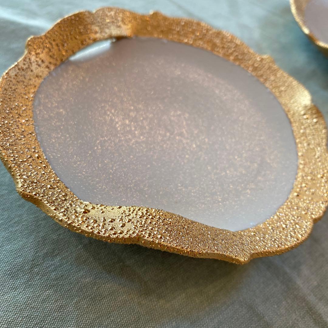 （143）貴重♪ 小川宜之清水焼小皿4枚セット