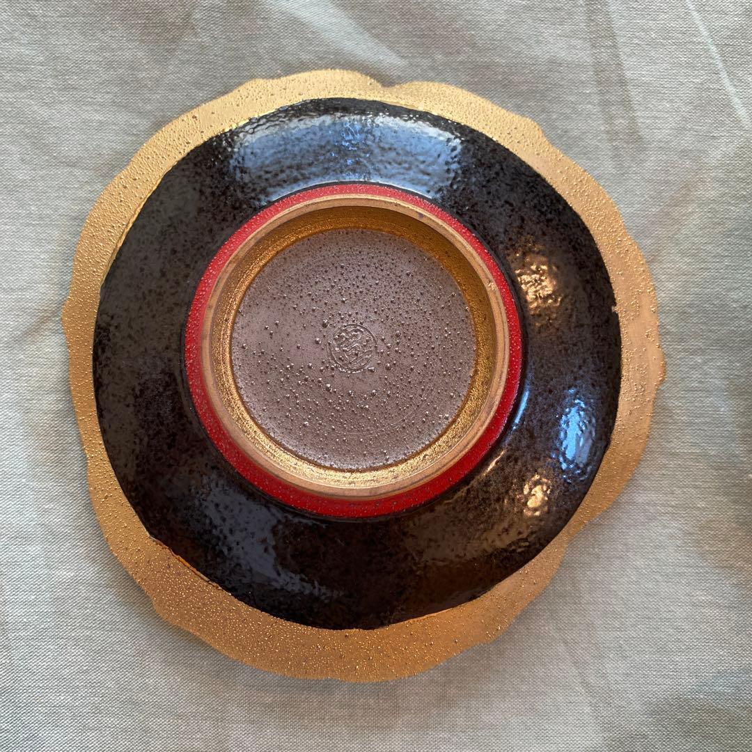 （143）貴重♪ 小川宜之清水焼小皿4枚セット