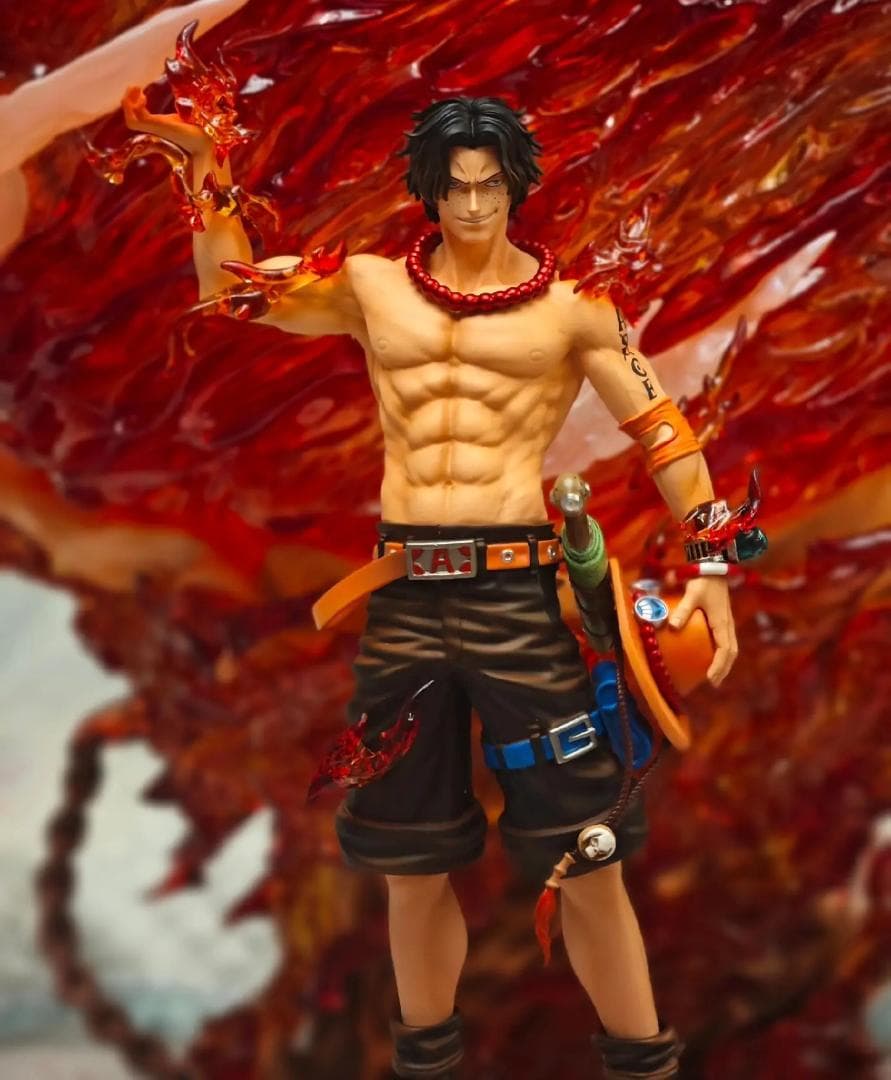ワンピース 大炎戒炎帝 ポートガス・D・火拳のエース ガレージキット フィギュア