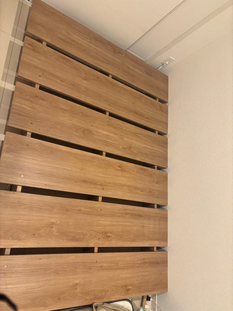 1/15までLOWYA ロータイプ すのこベッド セミダブル シャビーナチュラル