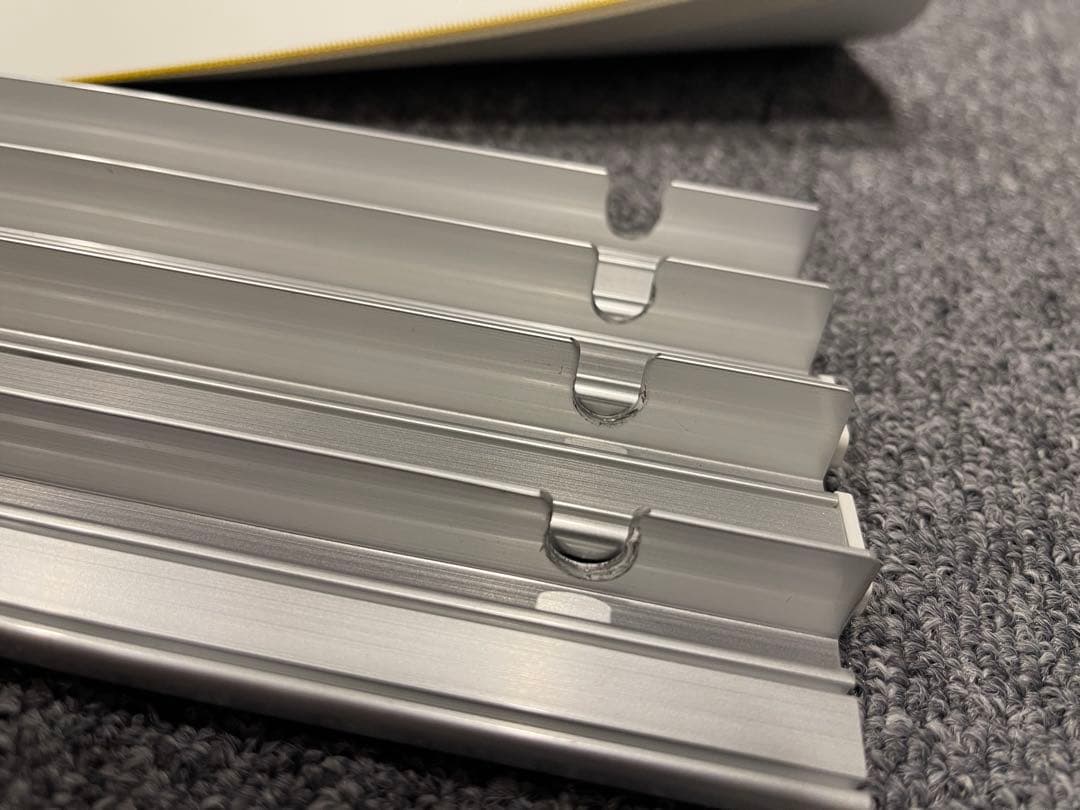 無印良品 ステンレスユニットシェルフ フロントスクリーン2つとレール