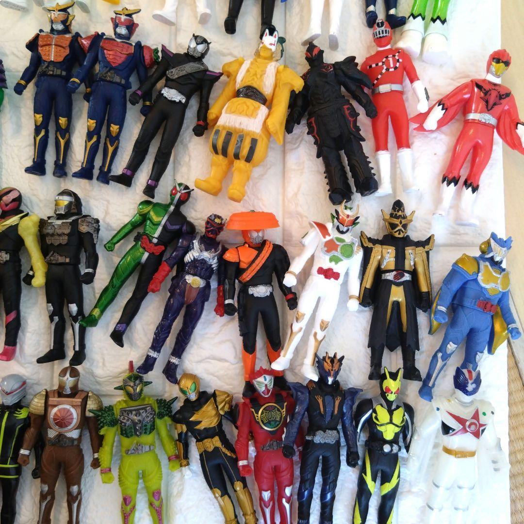 特撮 ソフビ フィギュア まとめ売り 仮面ライダー ウルトラマン 戦隊