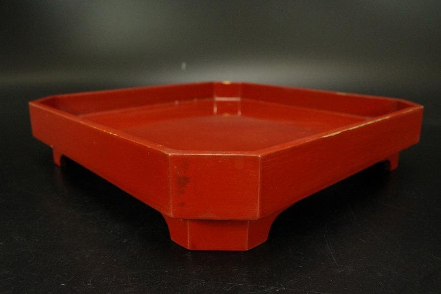 中国美術 色絵 女人紋 筆架 香合 六件 朱塗盆 文房四宝 まとめて(A726