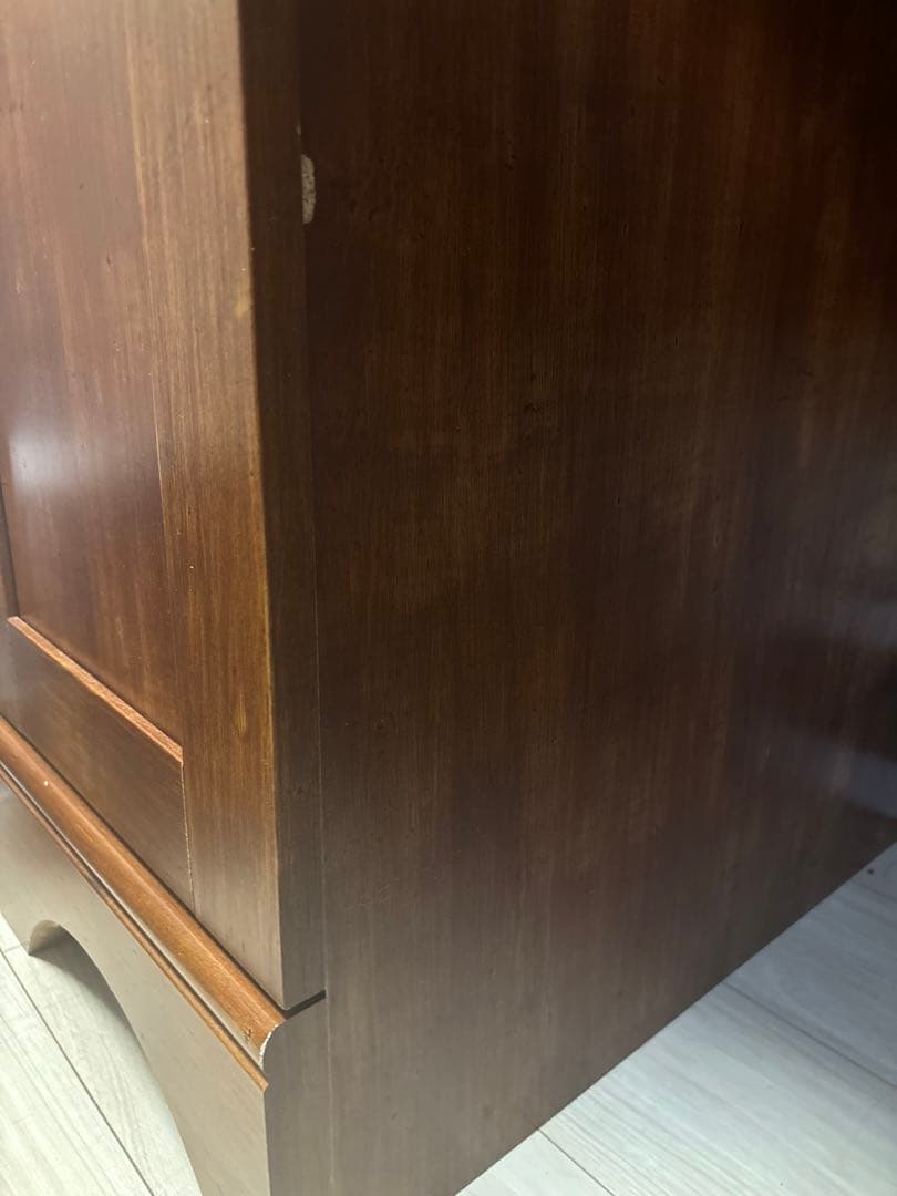 木製 パソコンデスク 机　引き出し、収納付き