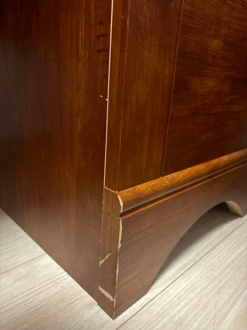 木製 パソコンデスク 机　引き出し、収納付き