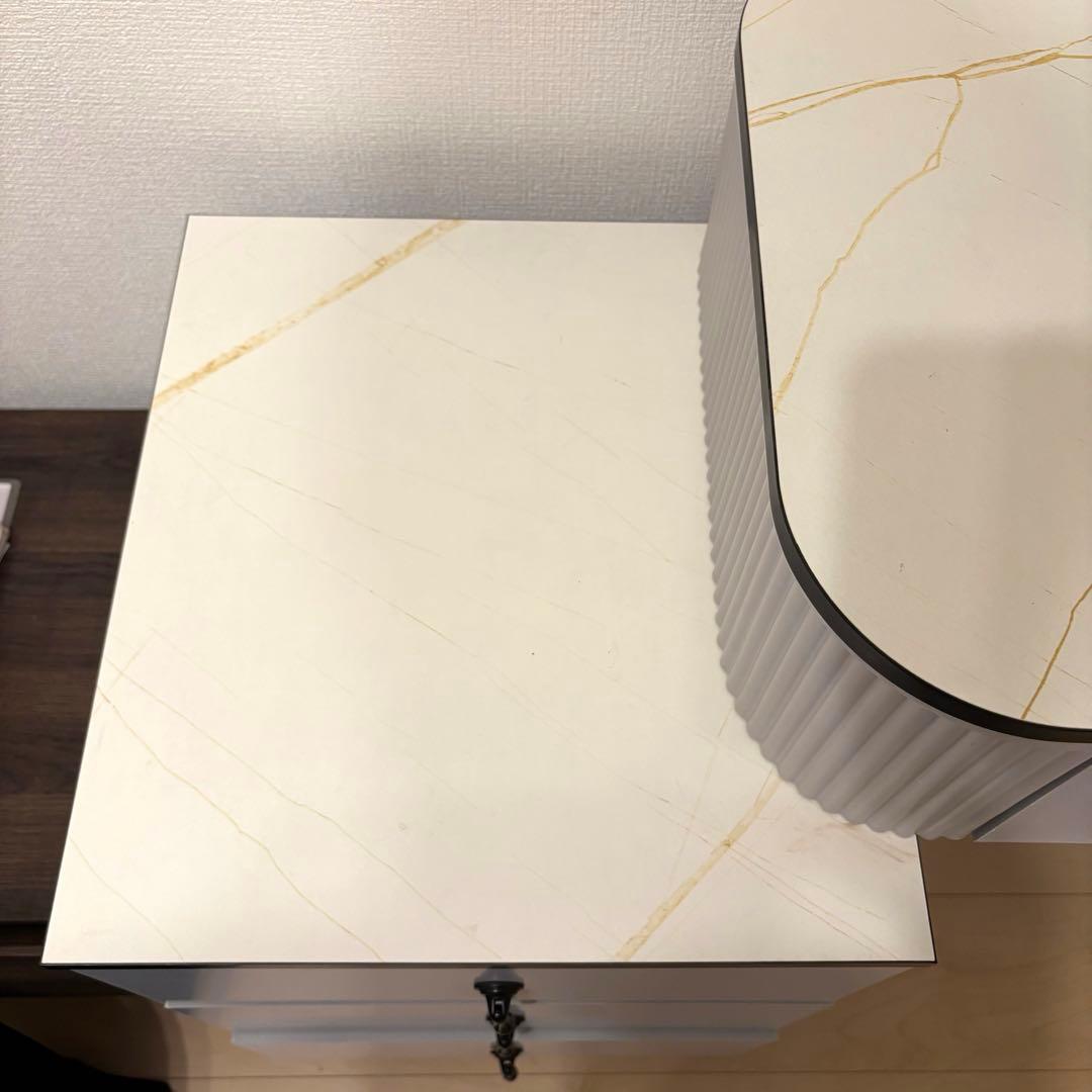 引越しの為値下げ【美品/定価11万円】ドレッサー／メイク台／YVYKFZD