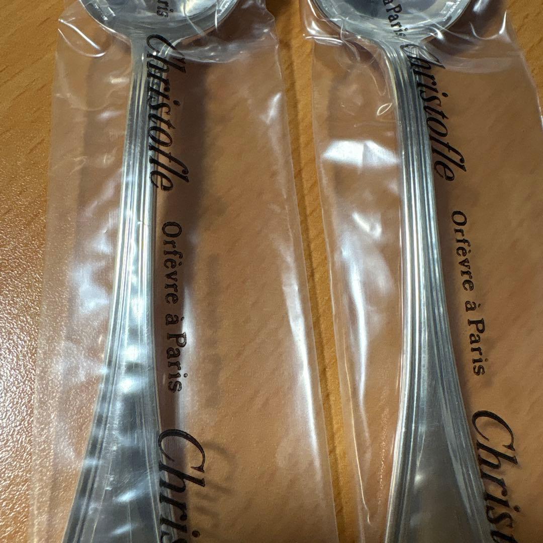 クリストフル　アルビ　デザートスプーン　2本