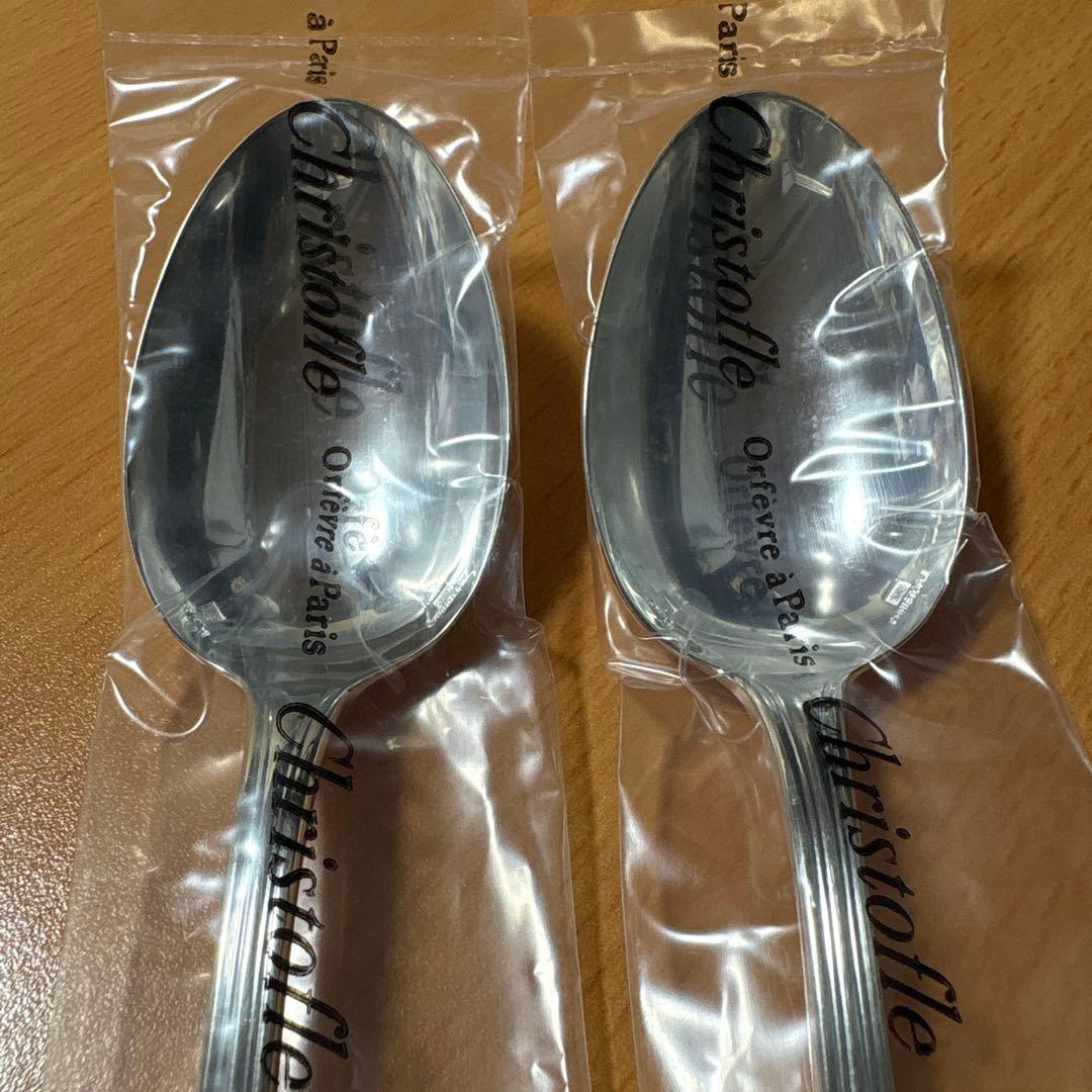 クリストフル　アルビ　デザートスプーン　2本