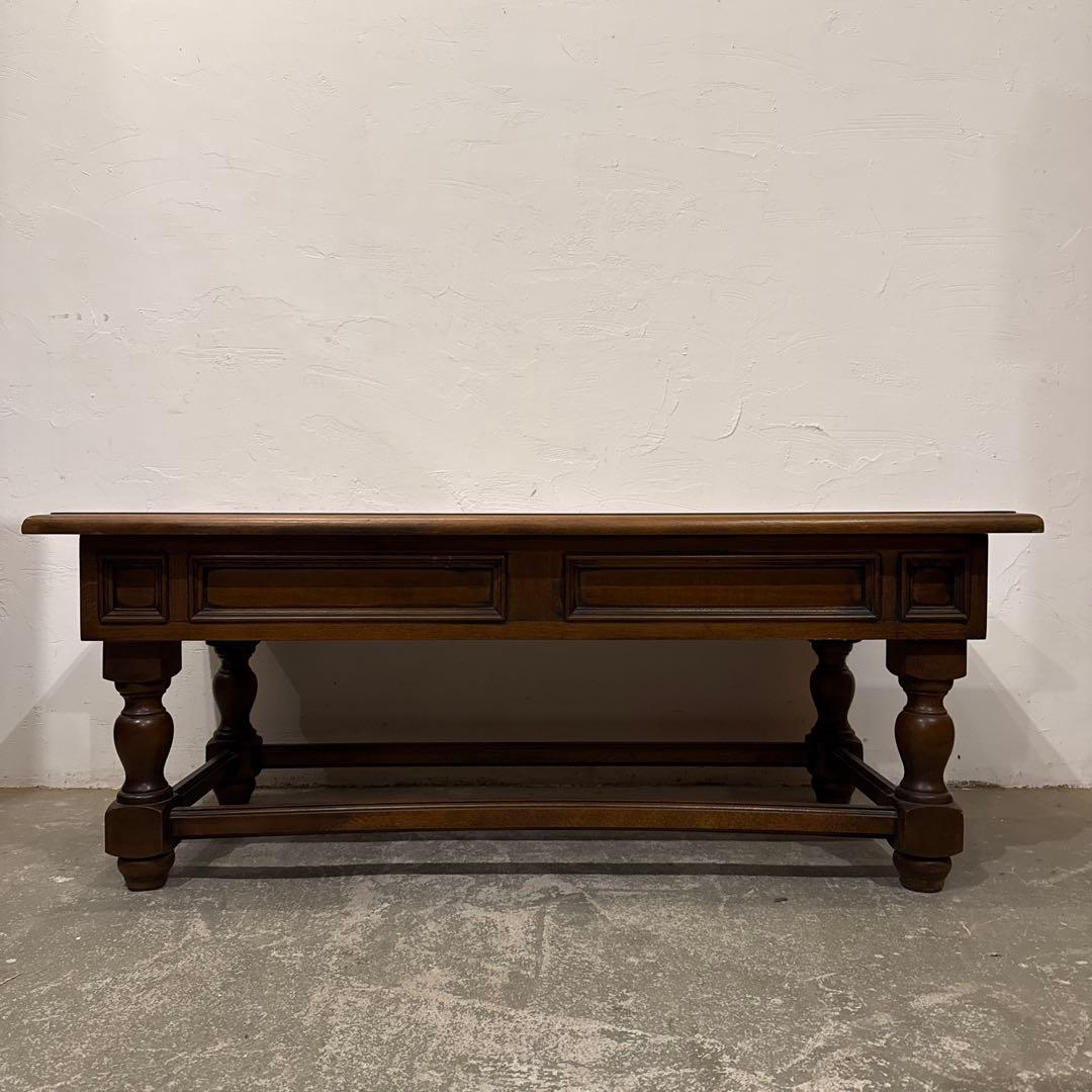 年末年始saleヴィンテージ　コーヒーテーブル　引き出し付き