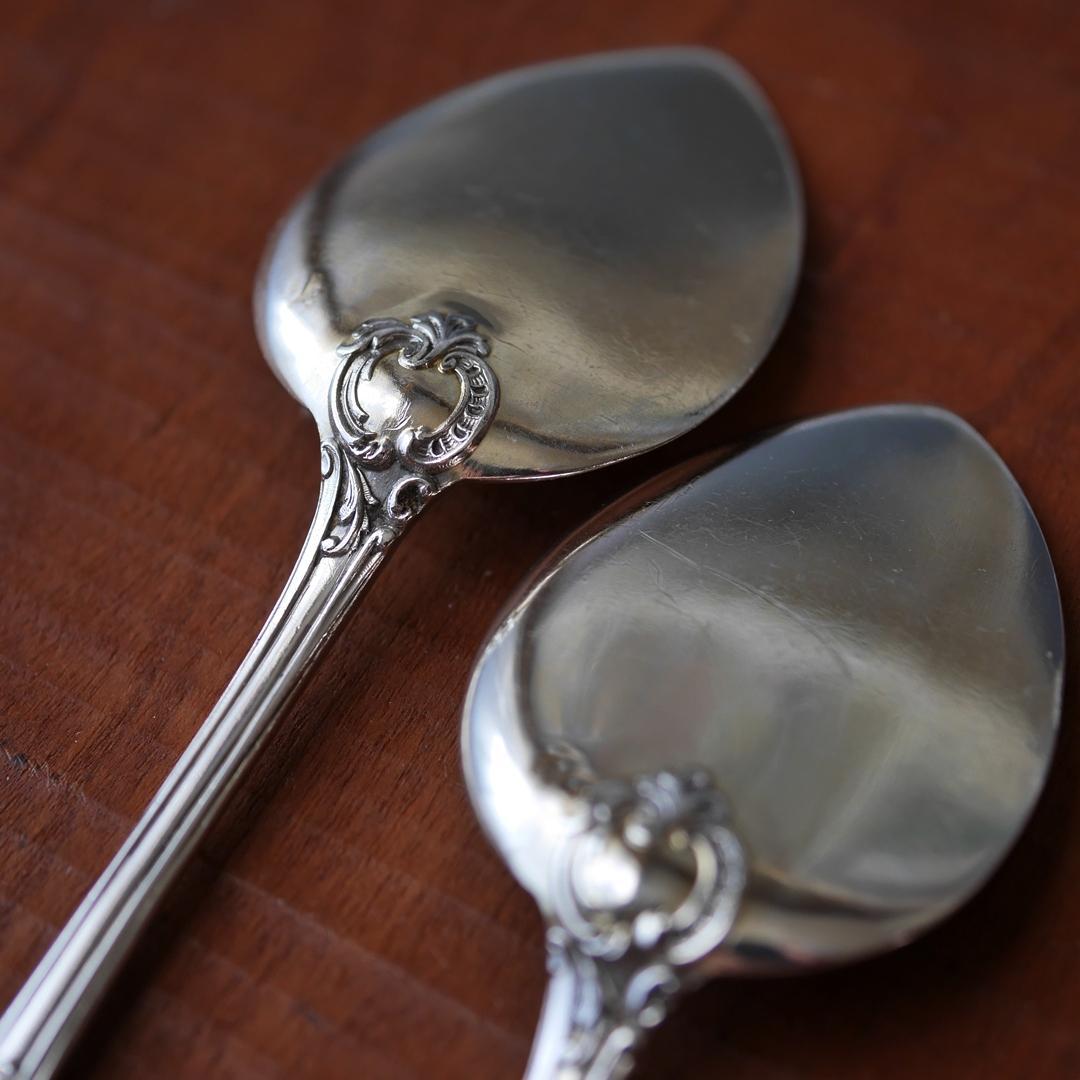 ◆JeanGranvigne◆アンティーク◆シルバー950◆スプーン2本組◆