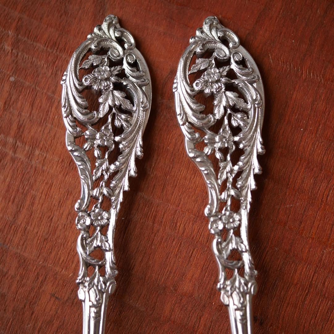 ◆JeanGranvigne◆アンティーク◆シルバー950◆スプーン2本組◆