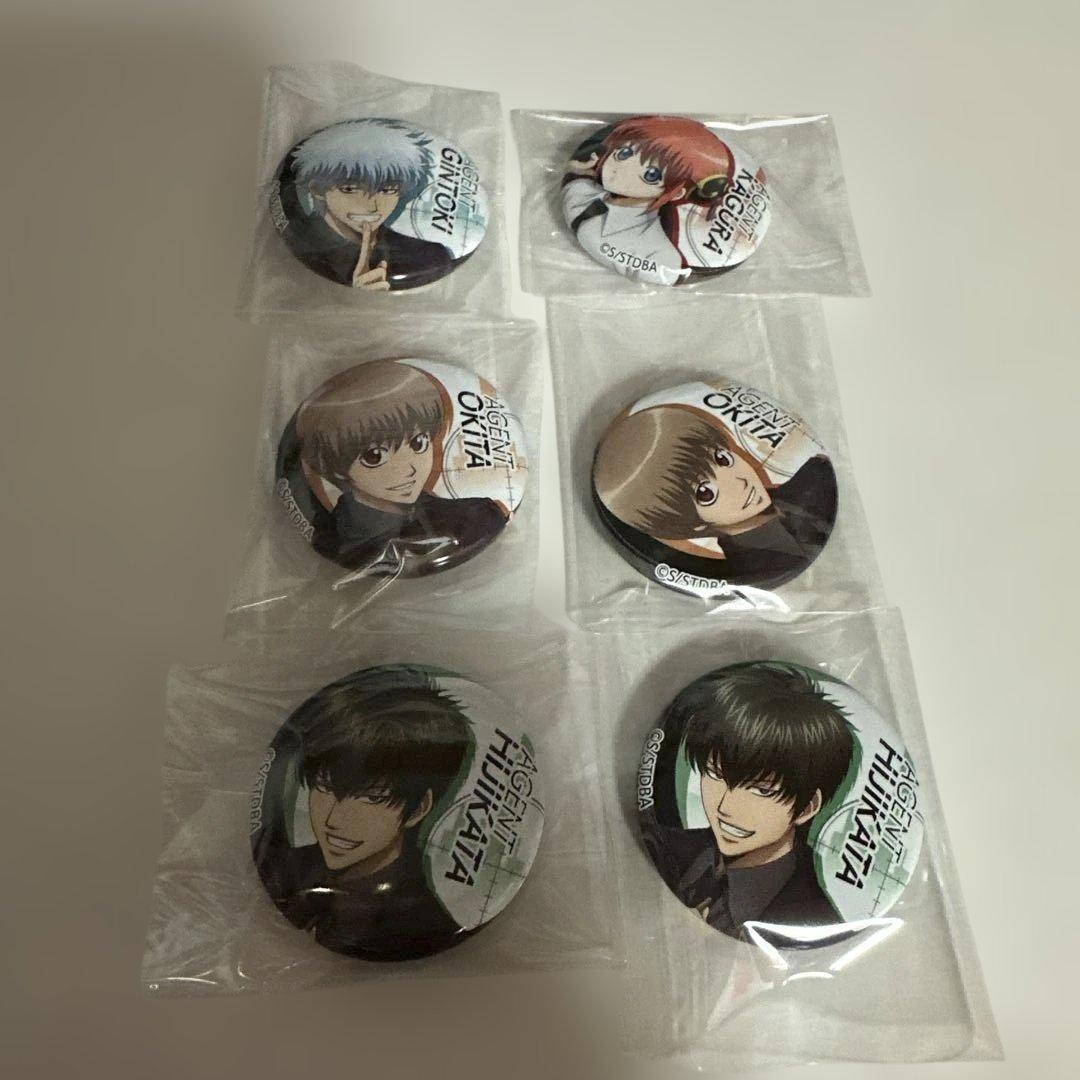 銀魂 缶バッチ アニくじ バラ売り可 銀時 神楽 土方 沖田 - メルカリ