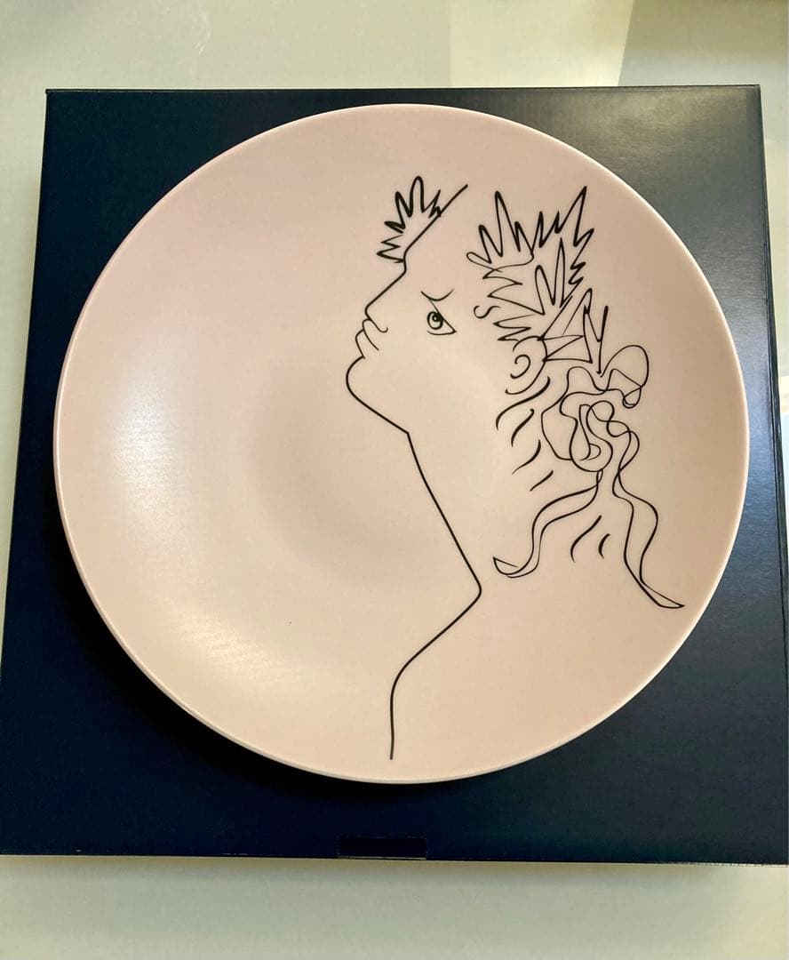 新品未使用　レイノー Raynaud リモージュ ジャンコクトー ピンク　皿