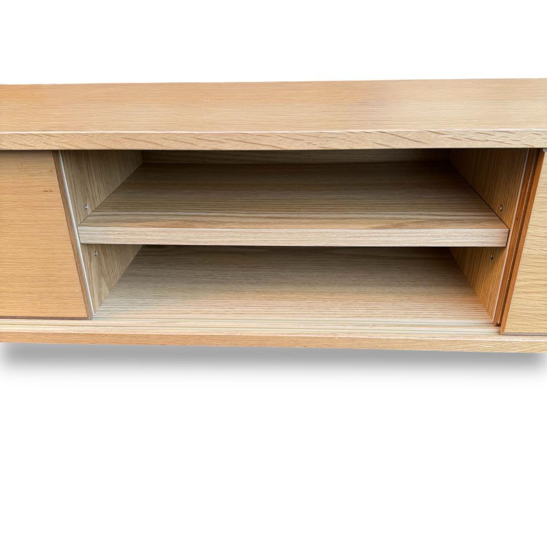 【廃盤】 無印良品　オーク材　テレビボード 150cm ローボード 北欧