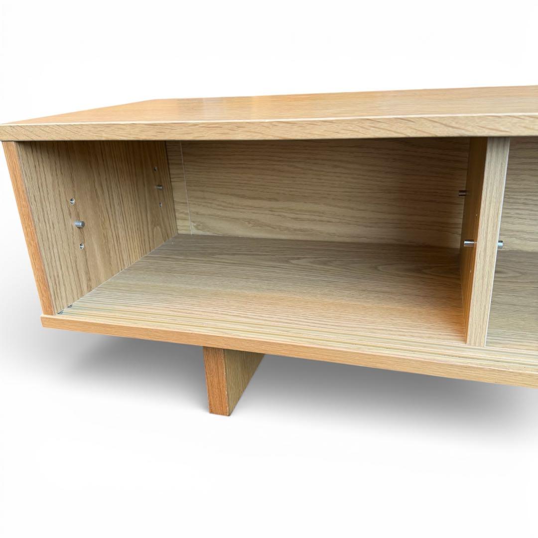 【廃盤】 無印良品　オーク材　テレビボード 150cm ローボード 北欧