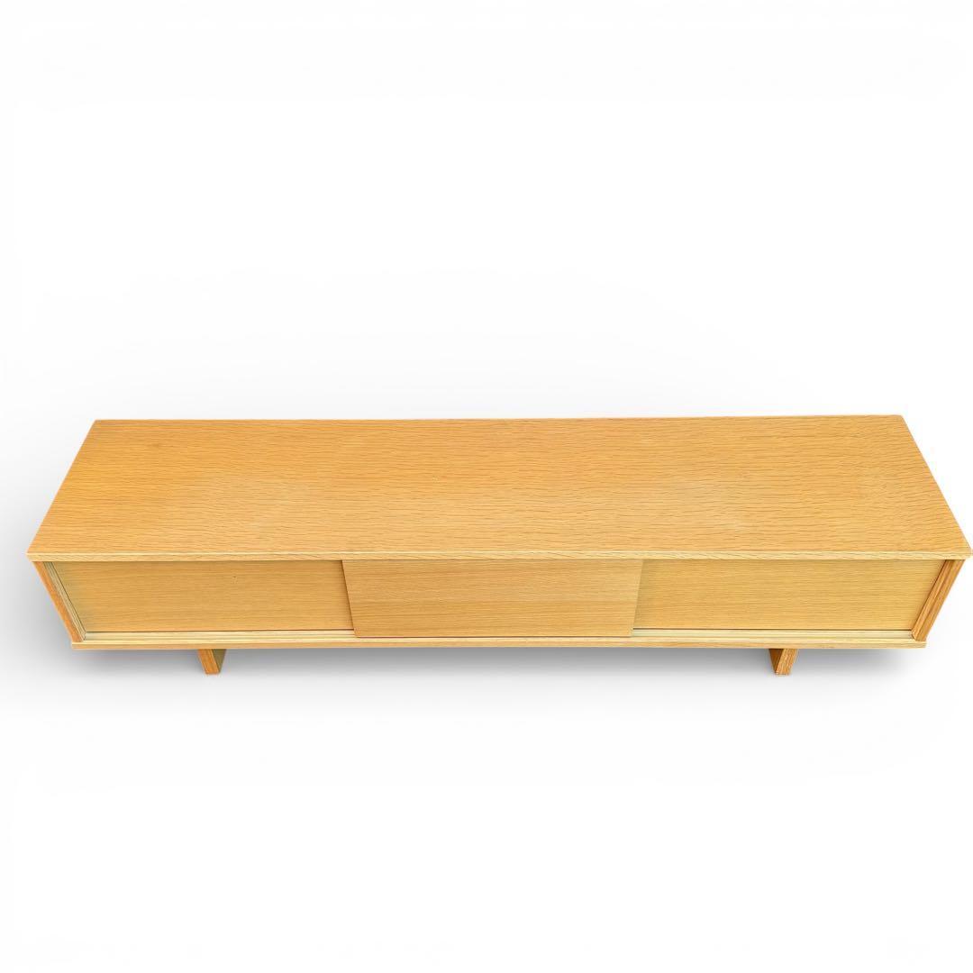 【廃盤】 無印良品　オーク材　テレビボード 150cm ローボード 北欧