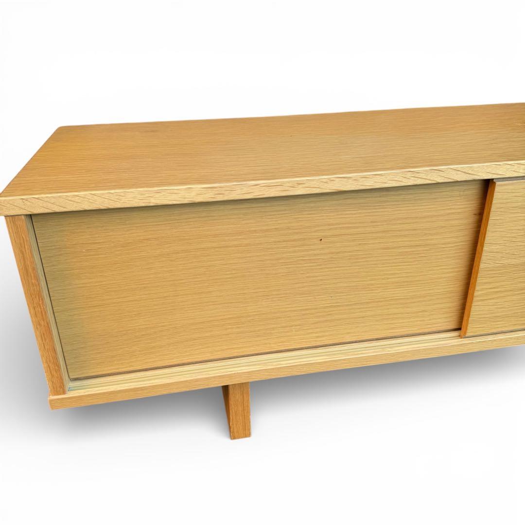 【廃盤】 無印良品　オーク材　テレビボード 150cm ローボード 北欧