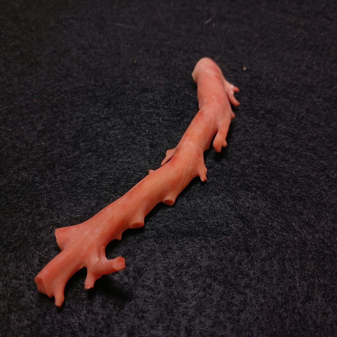 Y2678-4 国産桃色珊瑚原木 珊瑚 総重量32.5g 太軸