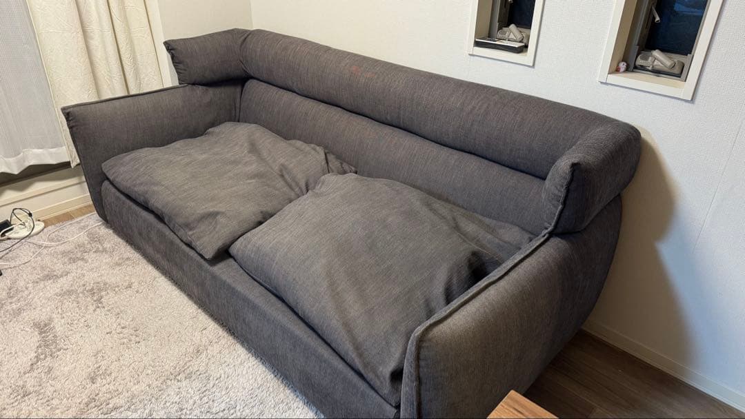 ニトリ 3人掛けソファ ソファベッド ソフティーナ