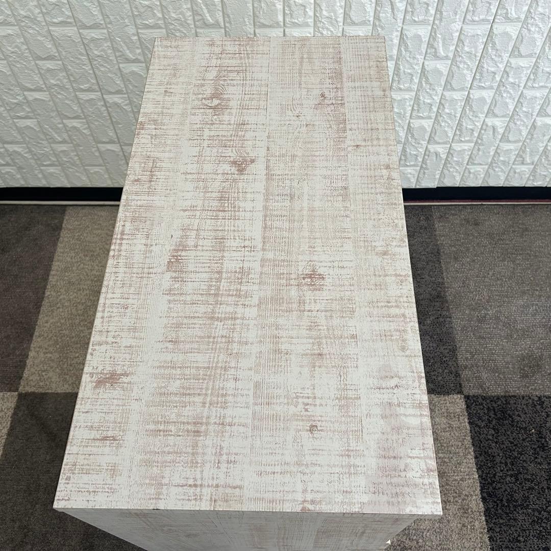 都内23区送料無料❗️ 大川家具　アンティークホワイト　キッチンボード✨