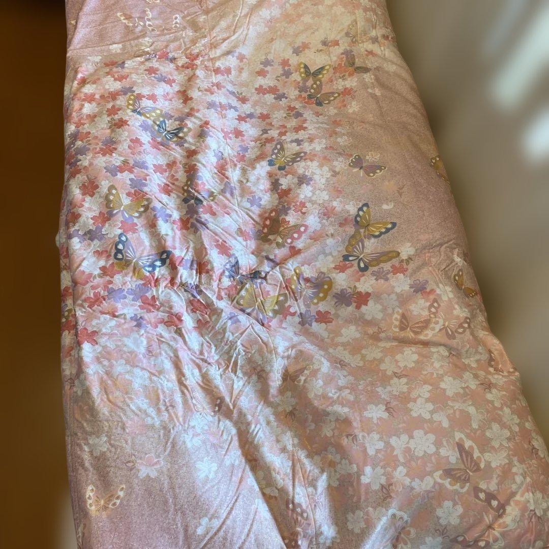 新品未使用品　タグ付き　東洋羽毛　TUK羽毛布団　シングル　ピンク