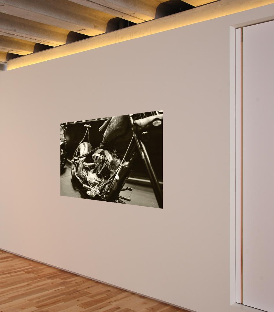 ハーレーショベルポスターパネルボード加工済 超大迫力A1サイズ