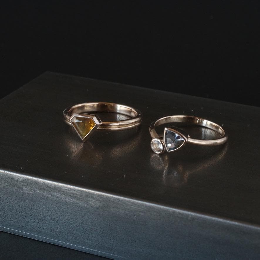 ゾイサイト・ゴッシェナイト　コンビリング　K10／11号