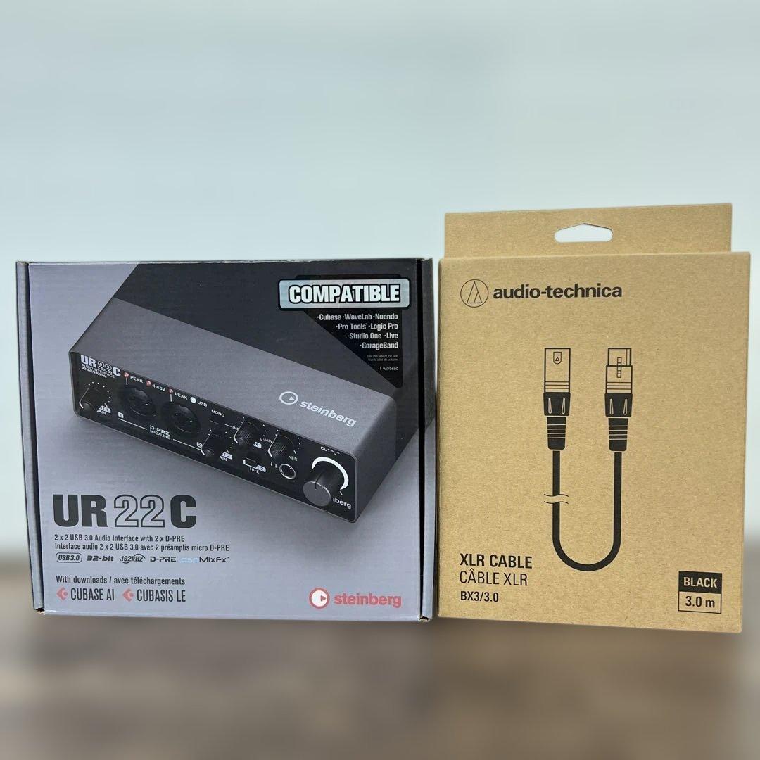 26549スタインバーグUSBオーディオインターフェースUR22Cケーブルセット