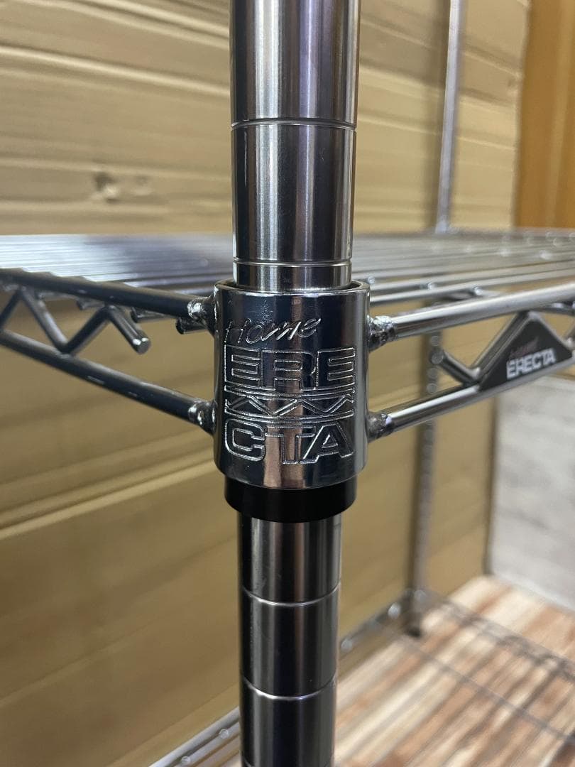 ホームエレクター ワイヤーシェルフ 3段 幅75奥行45高140