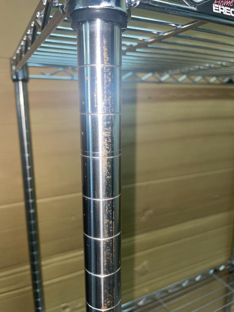 ホームエレクター ワイヤーシェルフ 3段 幅75奥行45高140