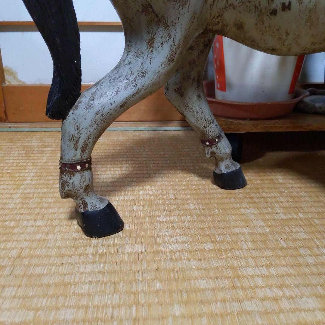 【骨董品】 馬　運気アップ 置物　インテリア　オブジェ　金運アップ