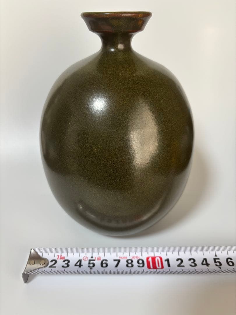 薩摩焼　沈壽官　壽官　花入　徳利　高さ18cm×幅13cm