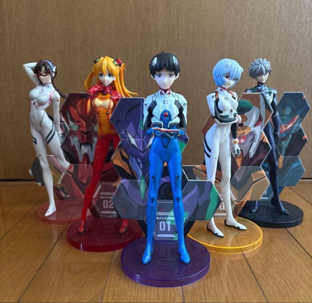 一番くじ エヴァンゲリオン エヴァパイロット、集結！ フィギュア 5体セット