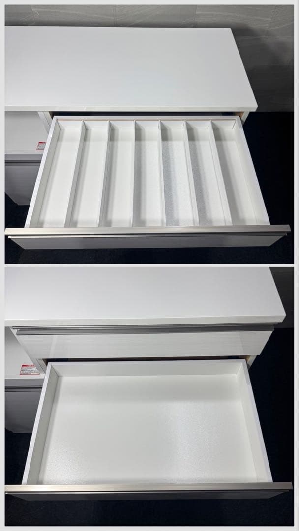 ニトリ キッチンカウンター 幅120cm リガーレ 白 美品 d4972