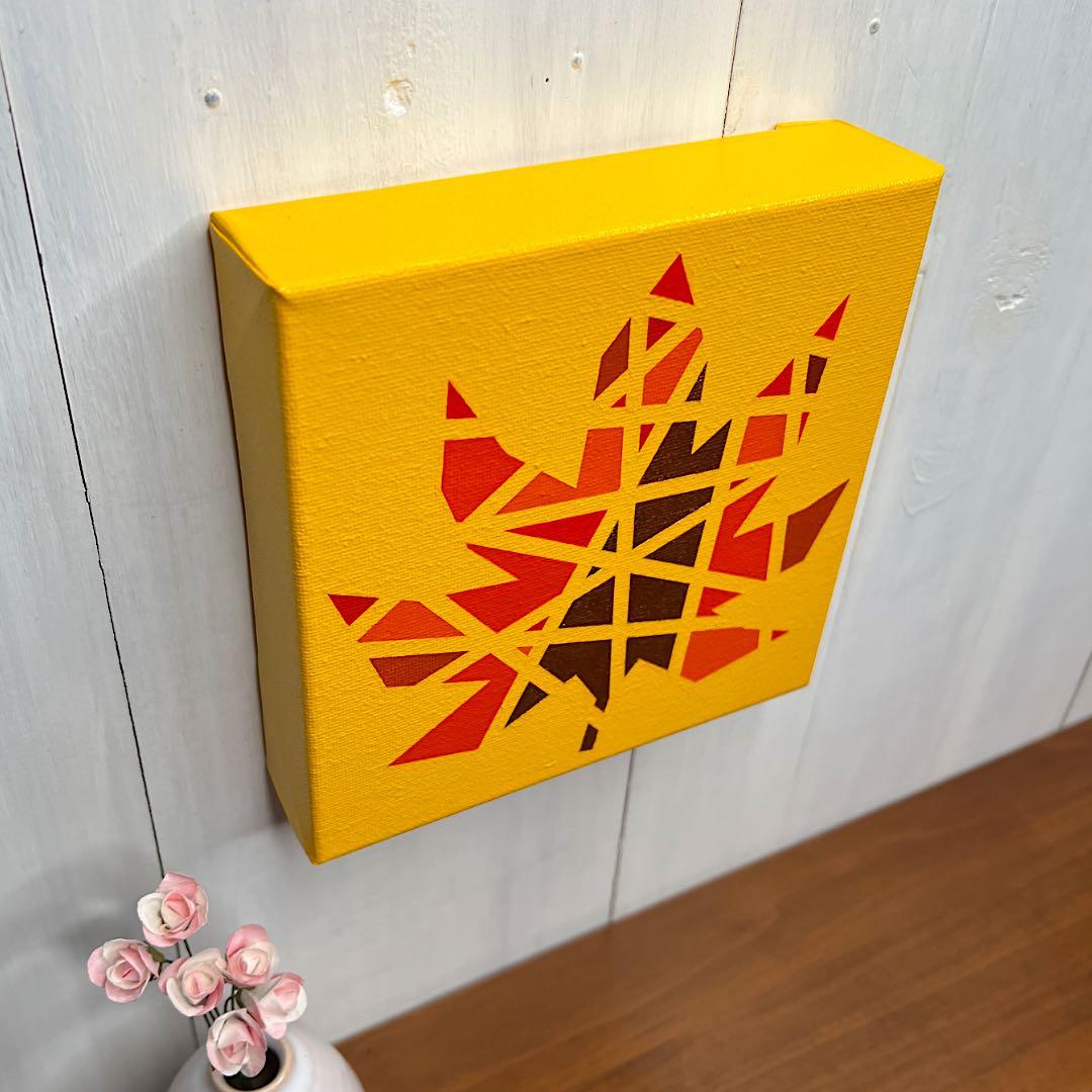 「もみじ」｜絵画 原画 抽象画 植物画 イラスト ドローイング 秋 紅葉