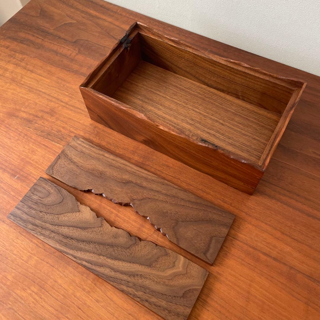 ウォールナット　ティッシュボックス