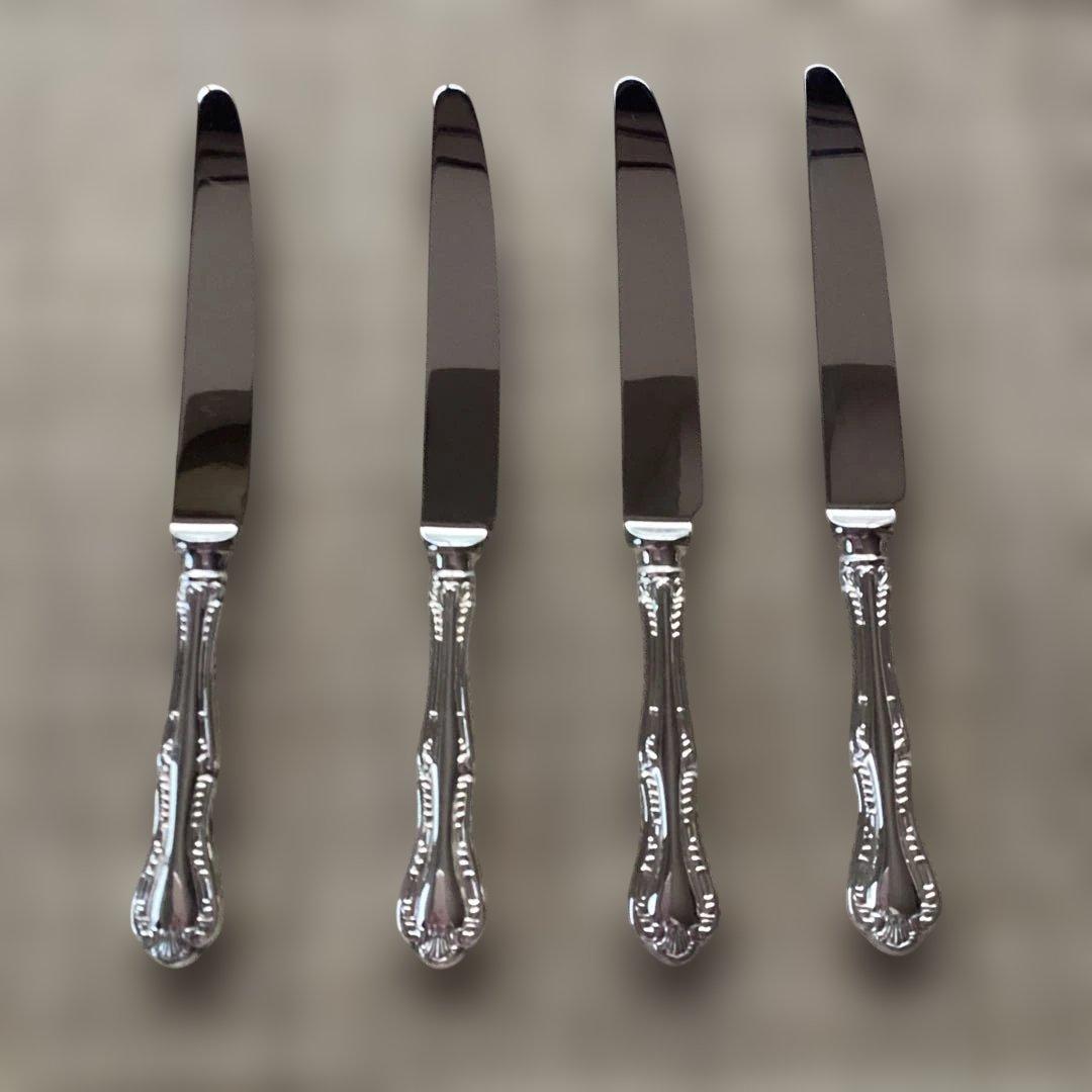 MAPPIN&WEBBシルバープレート製デザートナイフ4本セット》カトラリー