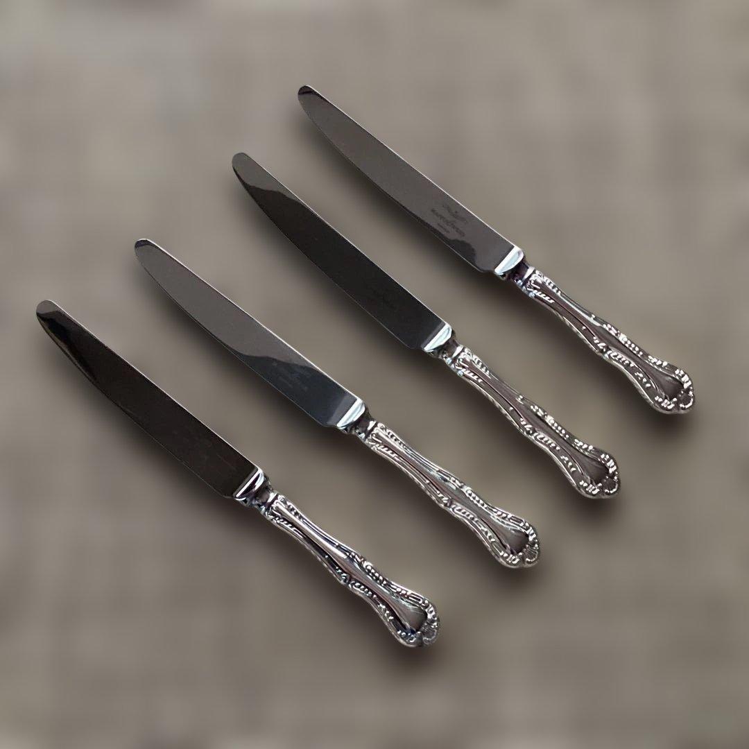 MAPPIN&WEBBシルバープレート製デザートナイフ4本セット》カトラリー