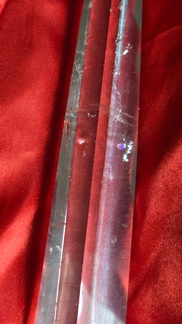 透明クリスタルポイント(レインボー入)